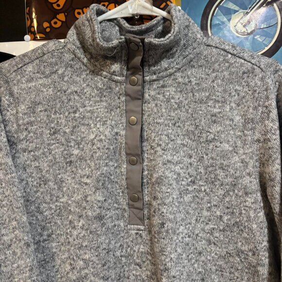 Grey and black 1/4 zip sweater - Picture 4 of 5